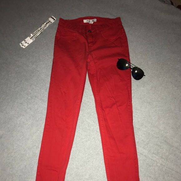 Forever 21 Red Jeans - Picture 3 of 3